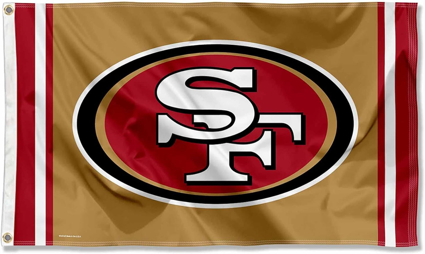San Francisco 49ers Flag-3x5Ft NFL Banner-100% polyester