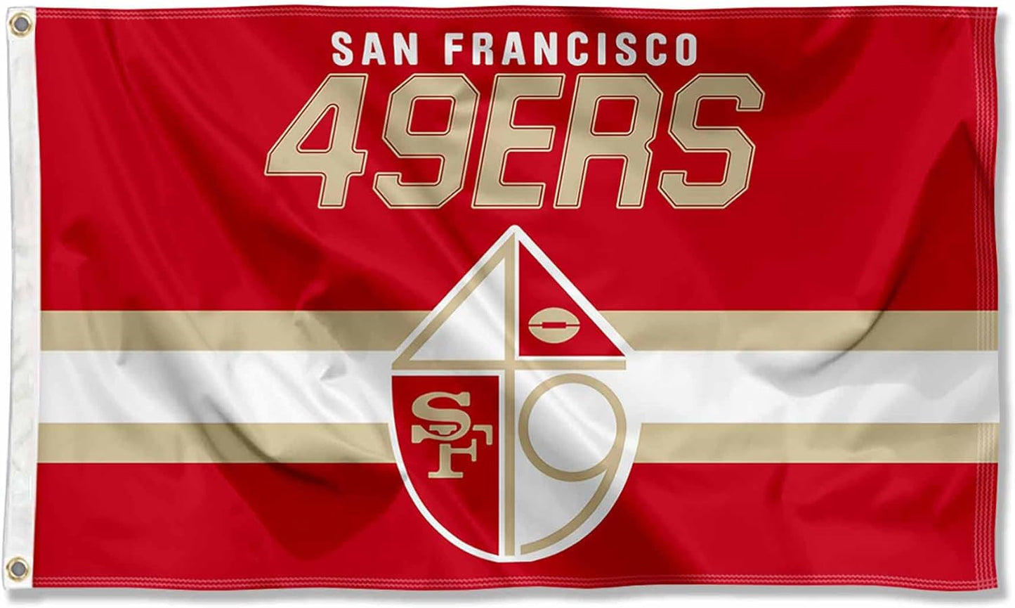 San Francisco 49ers Flag-3x5Ft NFL Banner-100% polyester