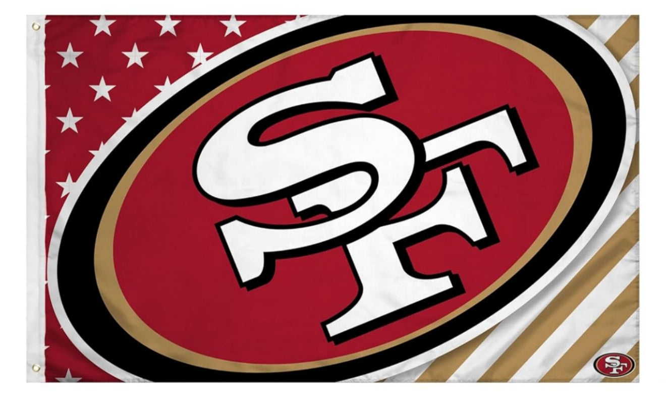 NFL San Francisco 49ers Flag-3x5Ft SF 49ers Banner-100% polyester