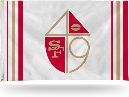 NFL San Francisco 49ers Flag-3x5Ft SF 49ers Banner-100% polyester