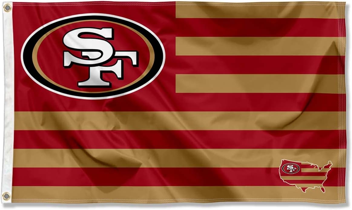 San Francisco 49ers Flag-3x5 NFL Banner-100% polyester