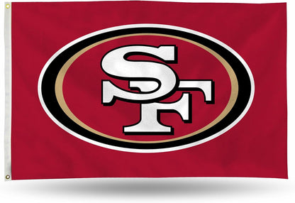 San Francisco 49ers Flag-3x5 NFL Banner-100% polyester