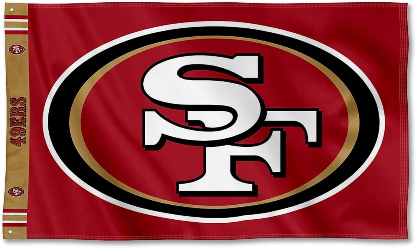 San Francisco 49ers Flag-3x5 NFL Banner-100% polyester