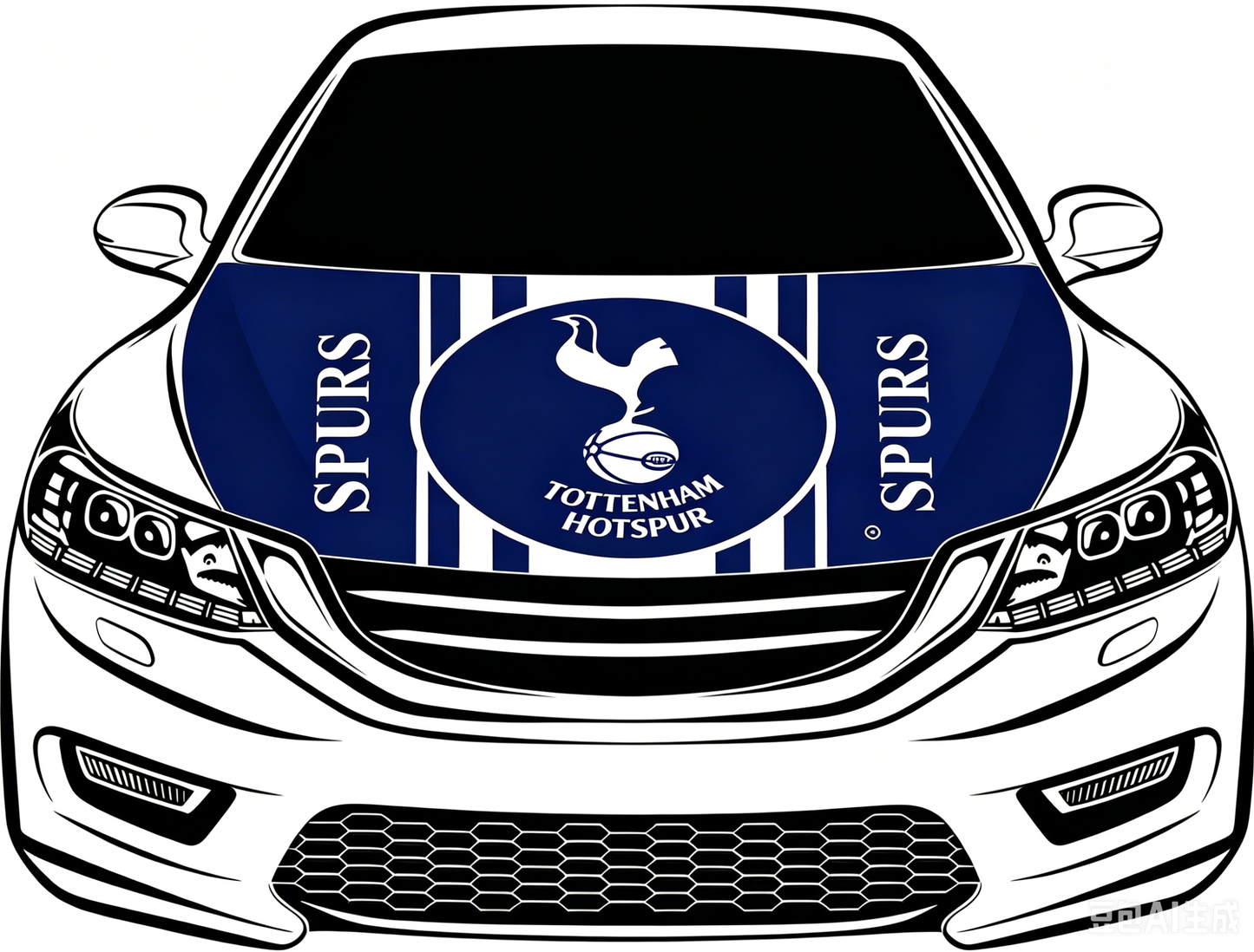 Tottenham Hotspur Football Club  Flag-3.3x5 Ft 6X7Ft Car Hood Cover Banner Flag Of Eagland Tottenham Hotspur  -100% polyester