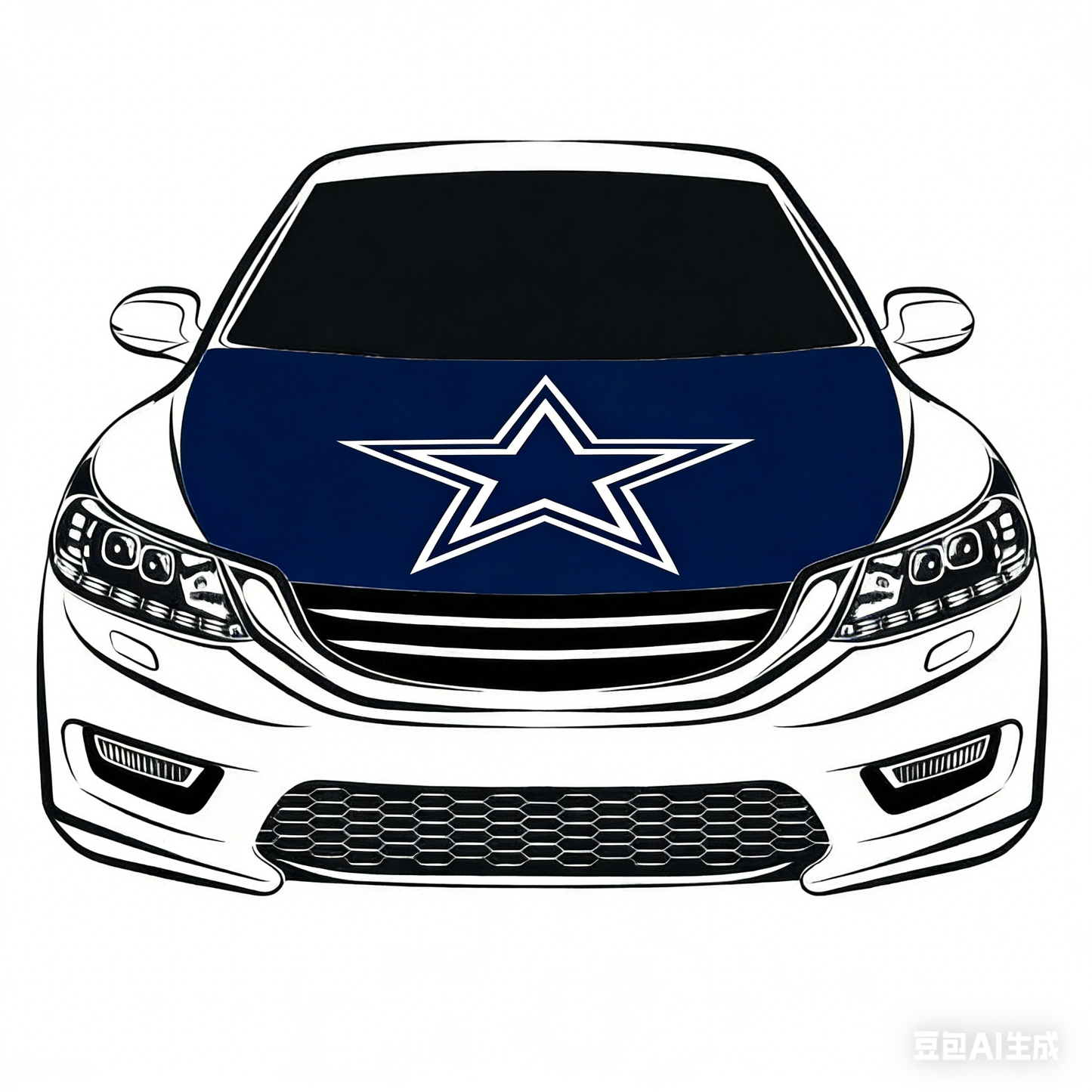 NFL Dalls Cowboys Flag-3.3x5 Ft 6X7Ft Car Hood Cover Banner Flag Of Dalls Cowboys -100% polyester