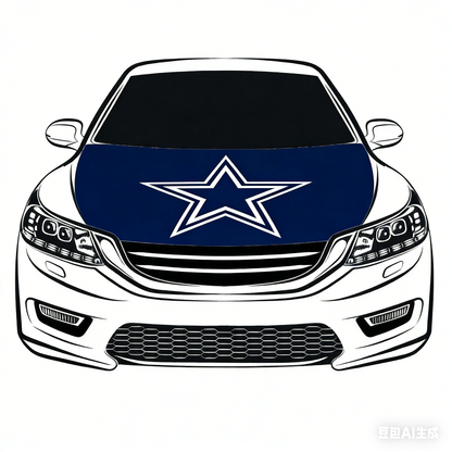 NFL Dalls Cowboys Flag-3.3x5 Ft 6X7Ft Car Hood Cover Banner Flag Of Dalls Cowboys -100% polyester