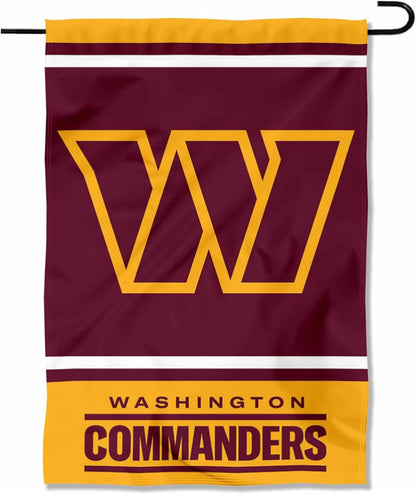 Washington Commanders Flag 12x18 inches / 28x40 inches NFL Washington Redskins Garden Banner Flags -100% polyester