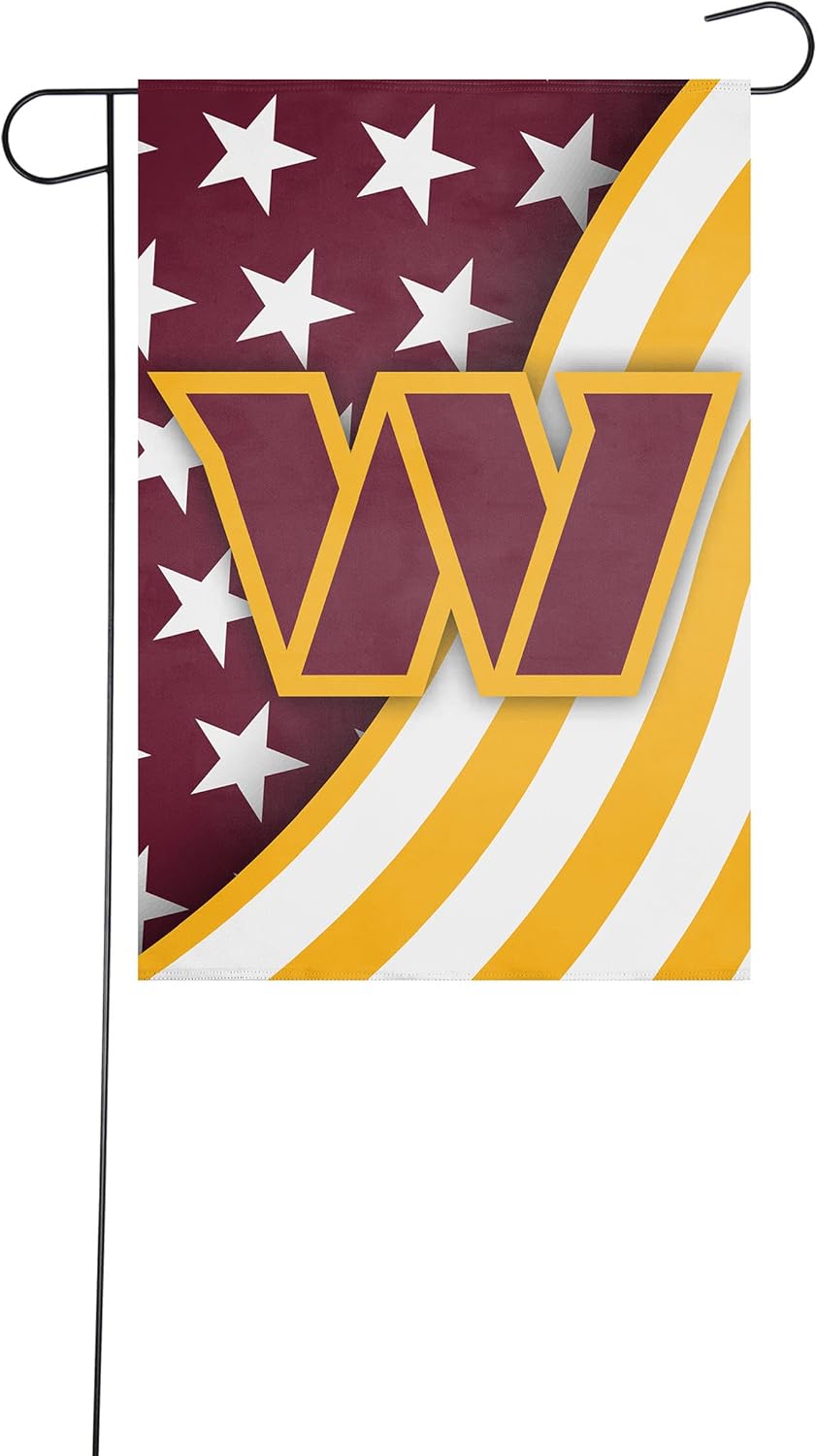 Washington Commanders Flag 12x18 inches / 28x40 inches NFL Washington Redskins Garden Banner Flags -100% polyester