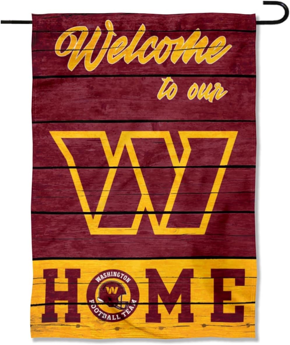 Washington Commanders Flag 12x18 inches / 28x40 inches NFL Washington Redskins Garden Banner Flags -100% polyester