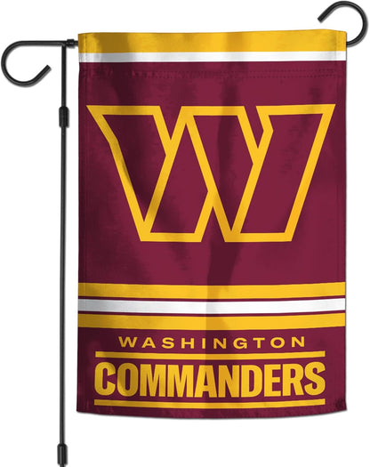 Washington Commanders Flag 12x18 inches / 28x40 inches NFL Washington Redskins Garden Banner Flags -100% polyester
