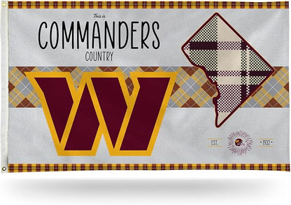 Washington Commanders Flag-3x5FT -100% polyester NFL Washington Redskins Banner Washington Champions Flags