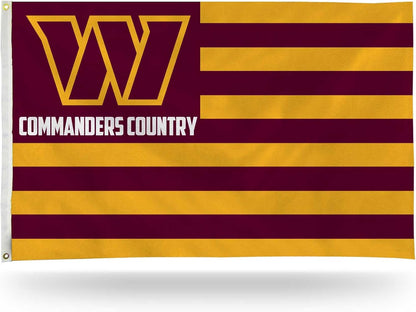Washington Commanders Flag-3x5FT -100% polyester NFL Washington Redskins Banner Washington Champions Flags