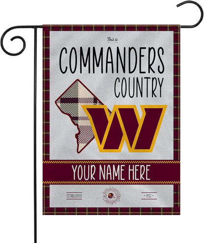 Washington Commanders Flag 12x18 inches / 28x40 inches NFL Washington Redskins Garden Banner Flags -100% polyester