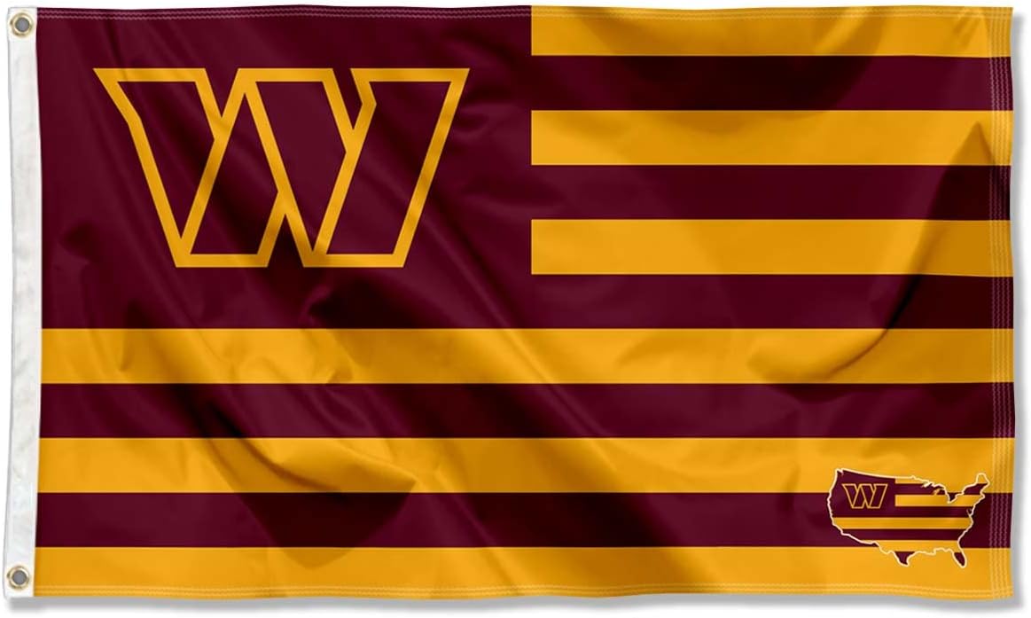 Washington Commanders Flag-3x5FT -100% polyester NFL Washington Redskins Banner Washington Champions Flags
