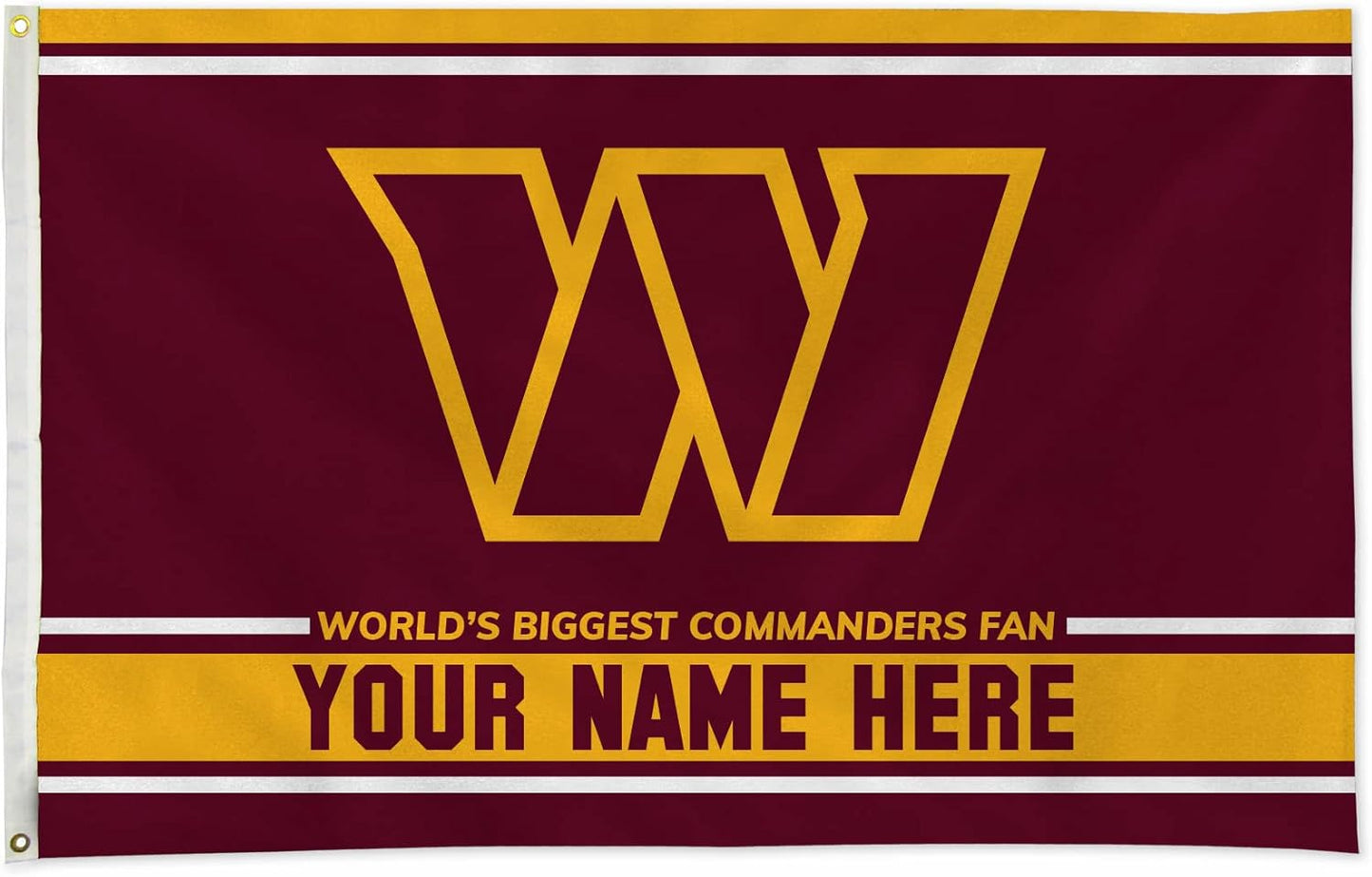 Washington Redskins Flag-3x5 NFL Redskins Banner-100% polyester Washington Commanders Banner Flags