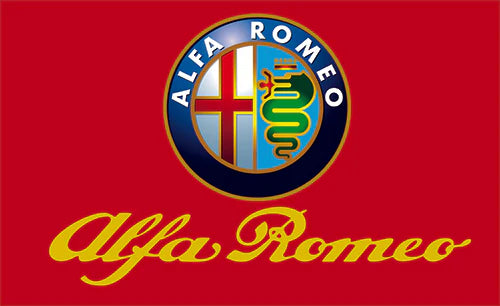 Alfa Romeo Flag-3x5ft  Alfa Romeo Banner-2Metal Grommets