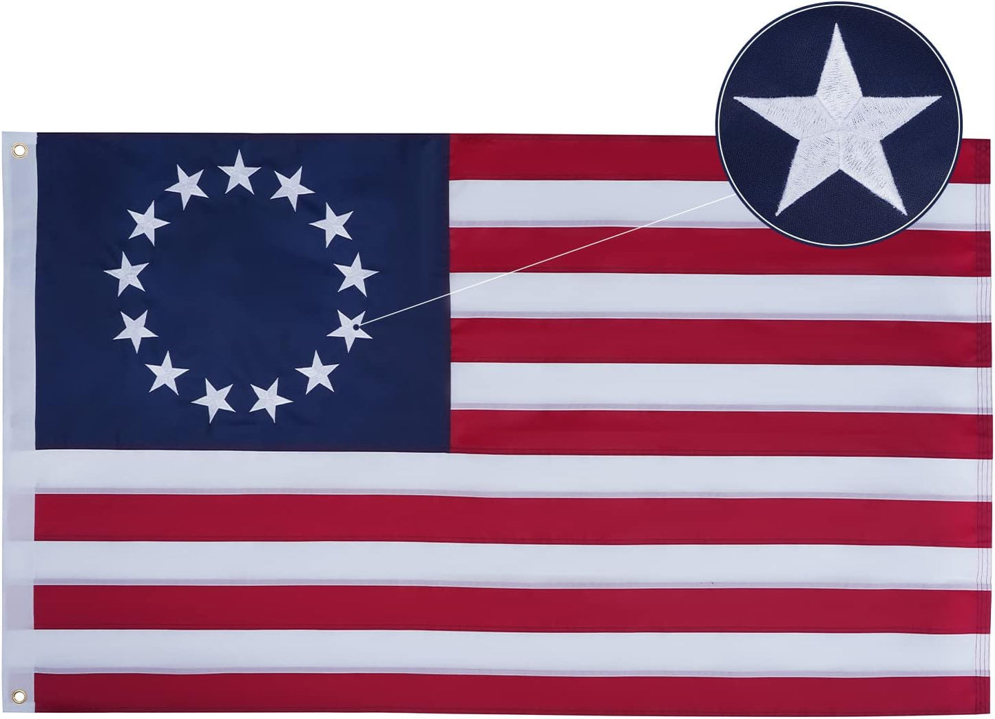 1776 Bennington Flag 3x5FT Betsy Ross Flags 13 Colonies US 76 American Flag