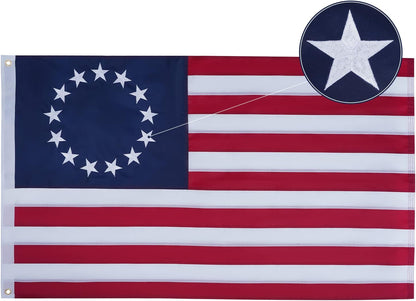 1776 Bennington Flag 3x5FT Betsy Ross Flags 13 Colonies US 76 American Flag