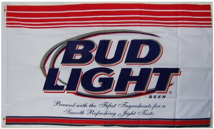 BUD Light Flag Budweiser Banner Flags-100% polyester-3x5Ft