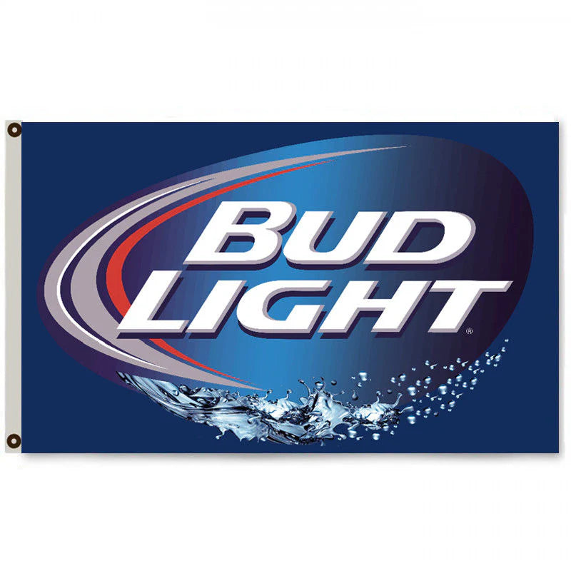 BUD Light Flag Budweiser Banner Flags-100% polyester-3x5Ft