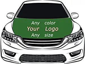 Custom Car Hood Cover Flag ,Engine Banner,any color,any logo,any size,100% Polyester Elastic Fabrics Can be Washed