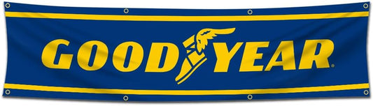 Good Year Flag-Goodyear Banner -2x8Ft-100% polyester