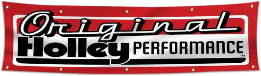 Holley Flag -2x8Ft -Holley Performance Banner Flag-100% polyester Holley Equipped