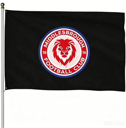 Middlesbrough Football Club flags 3x5ft FC Middlesbrough banner 100% polyester