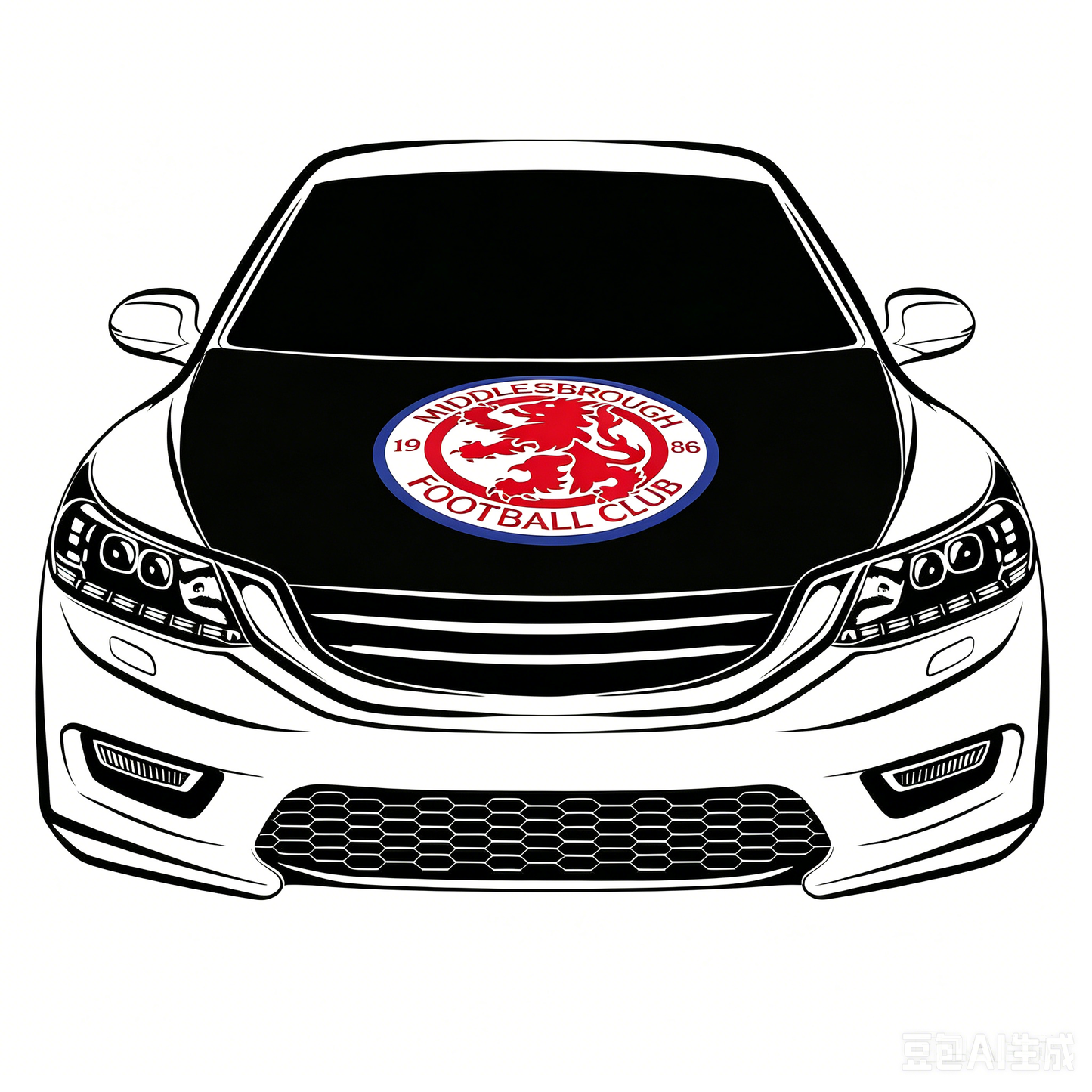 Middlesbrough Football Club  Flag-3.3x5 Ft 6X7Ft Car Hood Cover Banner Flag Of BORO Middlesbrough FC  -100% polyester