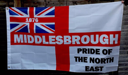 Middlesbrough Football Club flags 3x5ft FC Middlesbrough banner 100% polyester