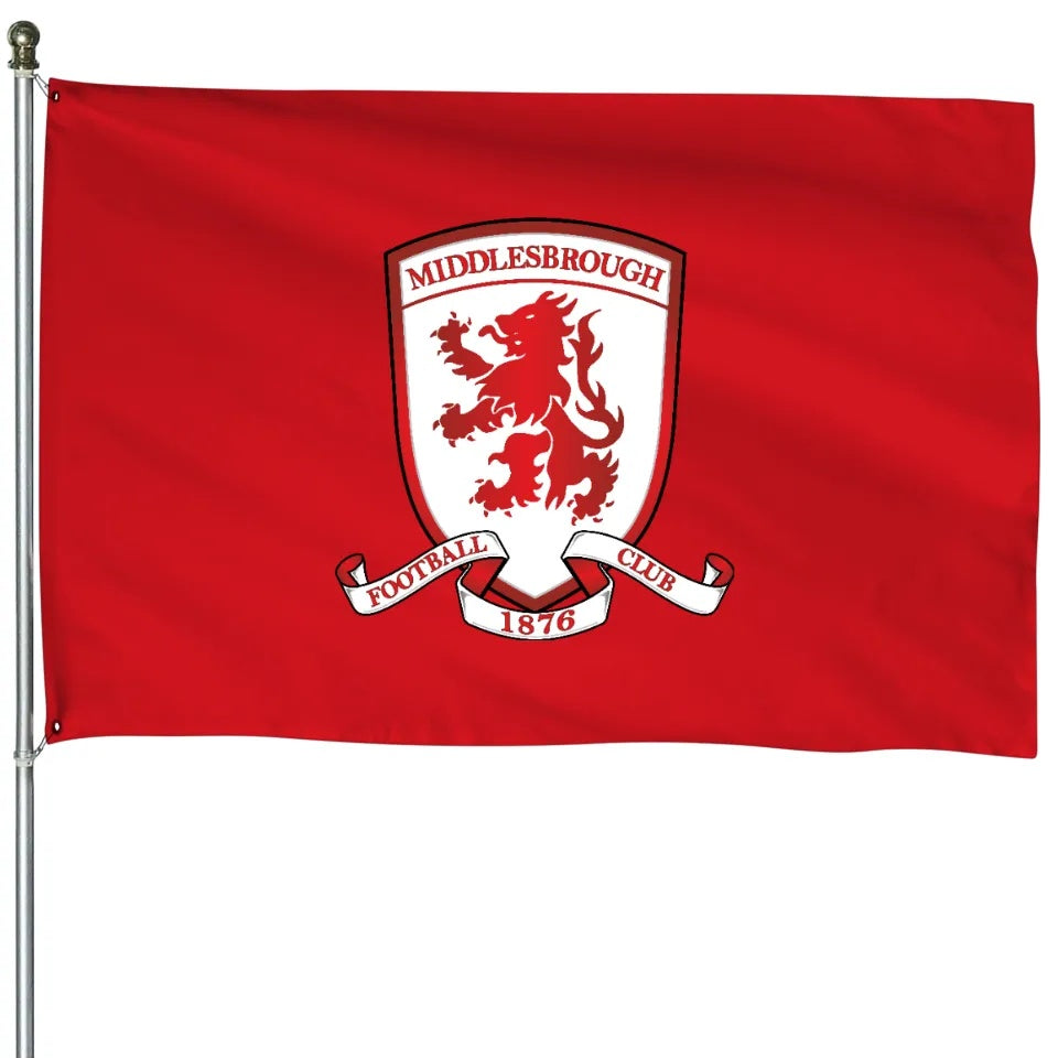 Middlesbrough Football Club flags 3x5ft FC Middlesbrough banner 100% polyester