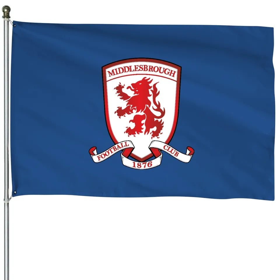 Middlesbrough Football Club flags 3x5ft FC Middlesbrough banner 100% polyester
