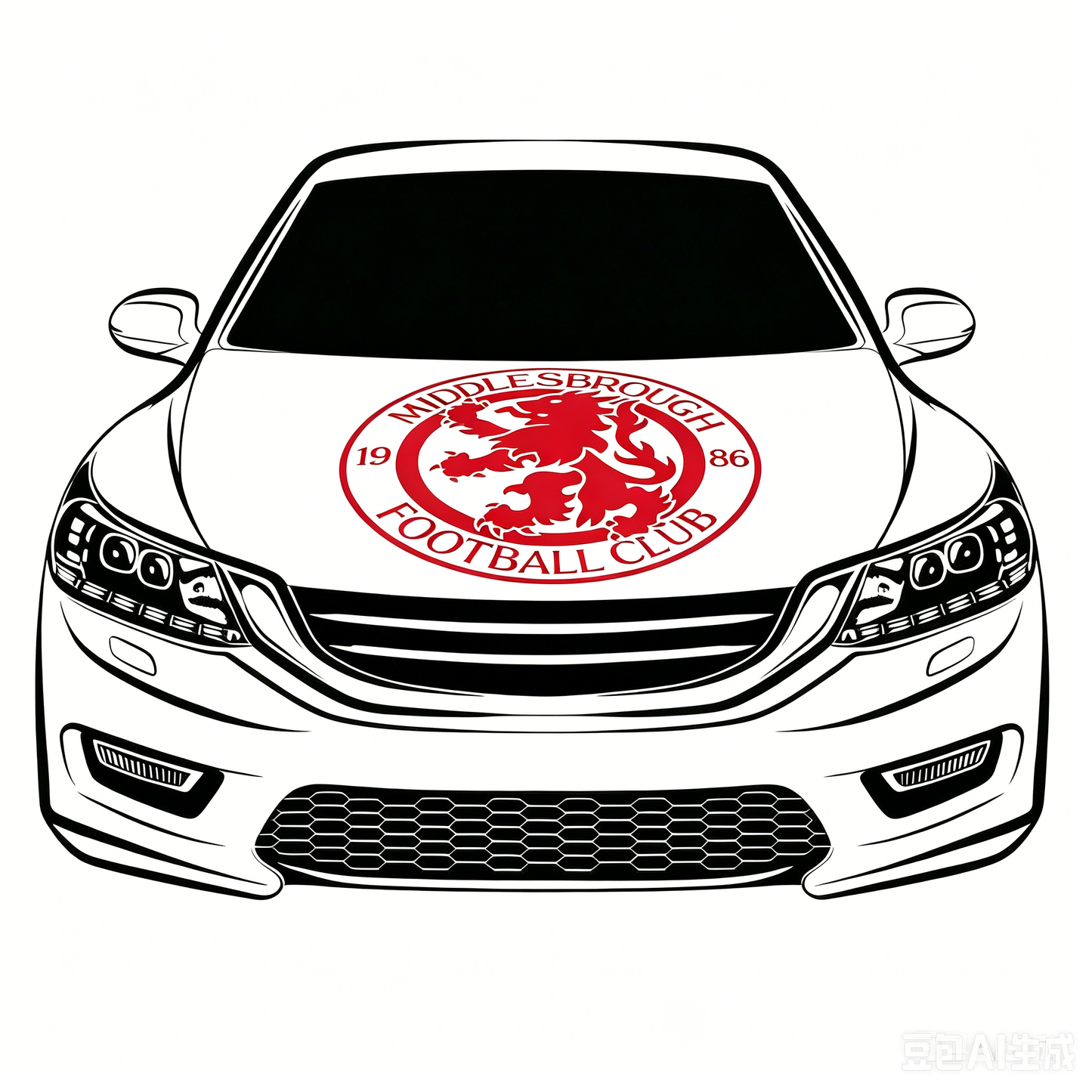 Middlesbrough Football Club  Flag-3.3x5 Ft 6X7Ft Car Hood Cover Banner Flag Of BORO Middlesbrough FC  -100% polyester