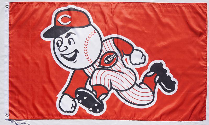 Cincinnati Reds Flag-3x5Ft MLB Reds Banner-100% polyester