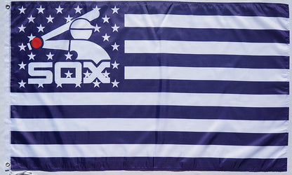 Chicago White Sox Flag-3x5 MLB White Sox Banner-100% polyester