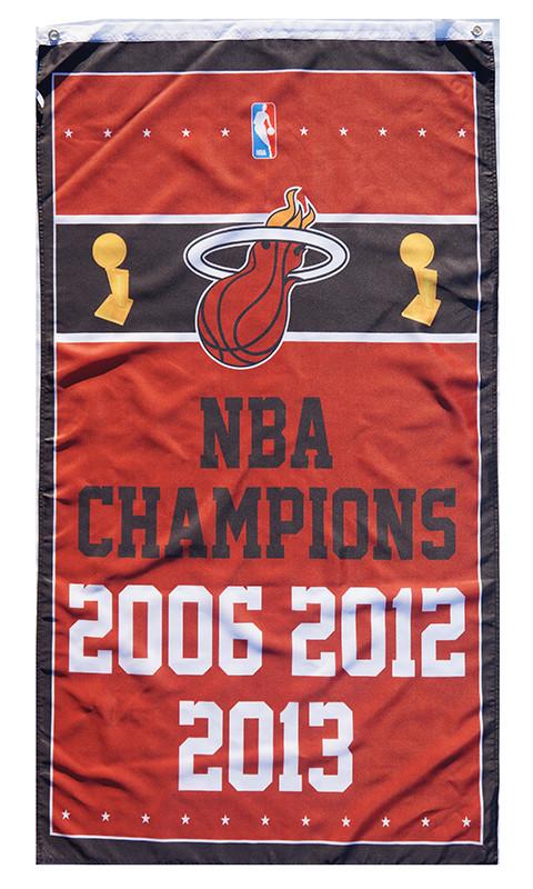 Miami Heat Flag-3x5 NBA Banner-100% polyester