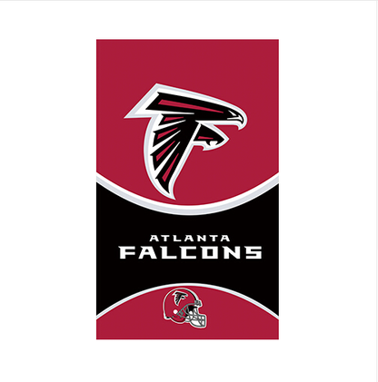 Atlanta Falcons Flag-3x5 NFL Falcons Banner-100% polyester