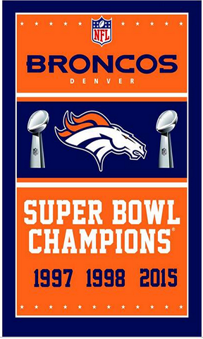 Denver Broncos Flag-3x5 NFL Banner-100% polyester