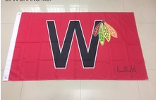 Chicago Blackhawks Flag-3x5Ft NHL Blackhawks Banner-100% polyester