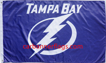 Tampa Bay Lightning Flag-3x5ft NHL Lightning Banner-100% polyester