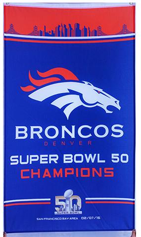 Denver Broncos Flag-3x5 NFL Banner-100% polyester