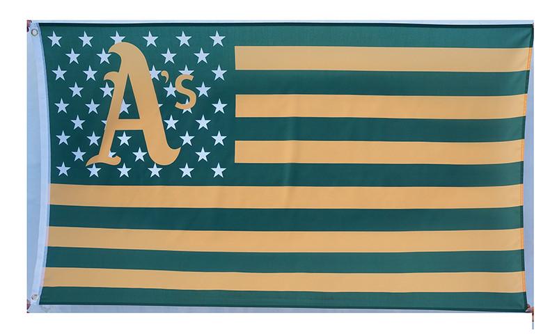 Oakland Athletics Flag-3x5Ft MLB Athletics Banner-100% polyester