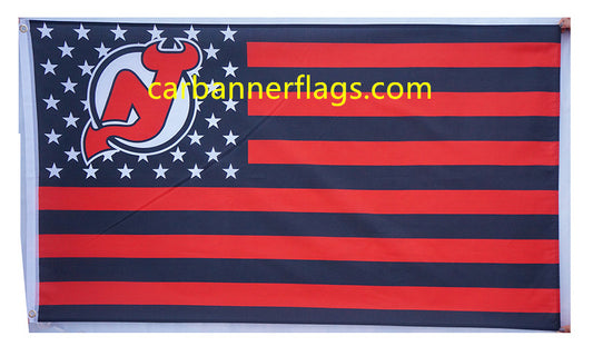 New Jersey Devils Flag-3x5ft NHL New Jersey Devils Banner-100% polyester