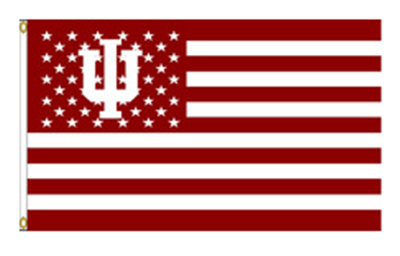 NCAA Indiana Hoosiers flag 3x5FT  Indiana University banner 100% polyster