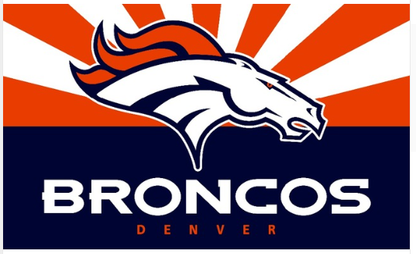 Denver Broncos Flag-3x5 NFL Banner-100% polyester