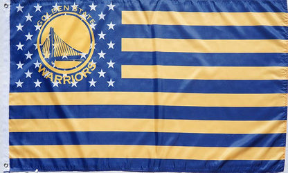 Golden State Warriors Flag-3x5 NBA Warriors Banner-100% polyester