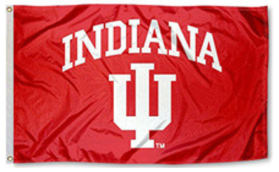 NCAA Indiana Hoosiers flag 3x5FT  Indiana University banner 100% polyster