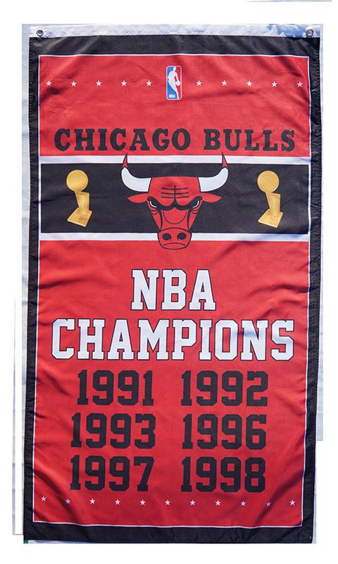 Chicago Bulls Flag-3x5 NBA Bulls Banner-100% polyester