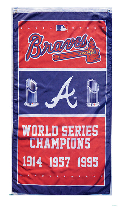 Atlanta Braves Flag 3x5ft Banner Polyester Baseball World Series