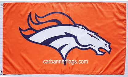 Denver Broncos Flag-3x5 NFL Banner-100% polyester